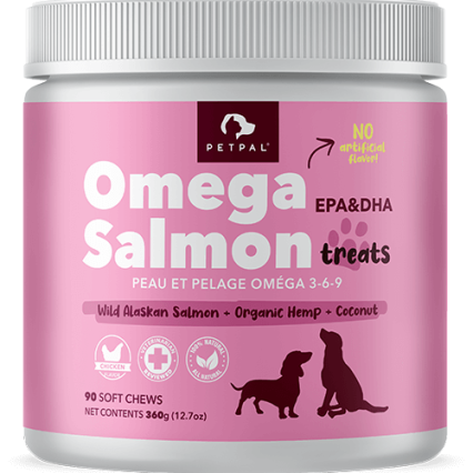 Omega Salmon Treats for Dogs – Skin & Coat Support