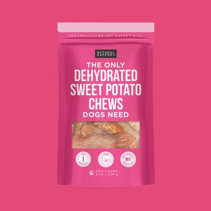 Dehydrated Sweet Potato Chews for Dogs
