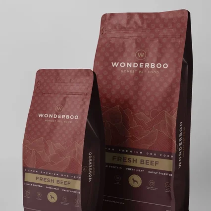 Wonderboo Fresh Beef Dog Food – Grain-Free for Sensitive Stomach & Skin