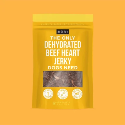 Dehydrated Beef Heart Jerky for Dogs