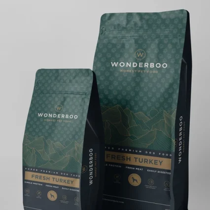 Wonderboo Fresh Turkey Dog Food – Grain-Free for Sensitive Stomach & Allergies